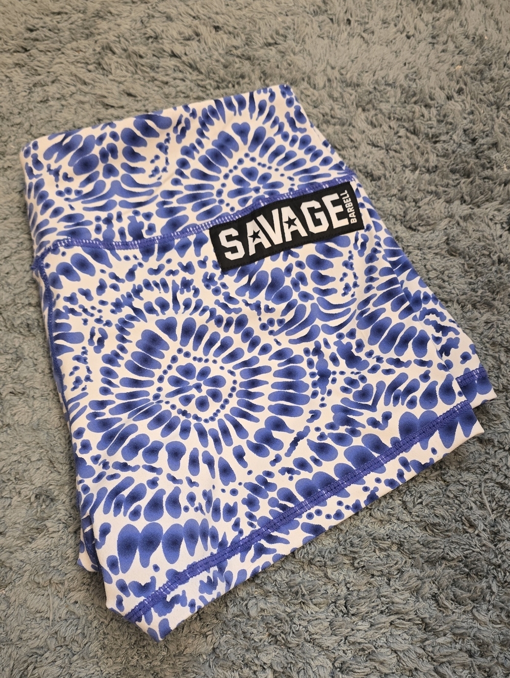 Savage Barbell Tye Dye Look Shorts Sz L